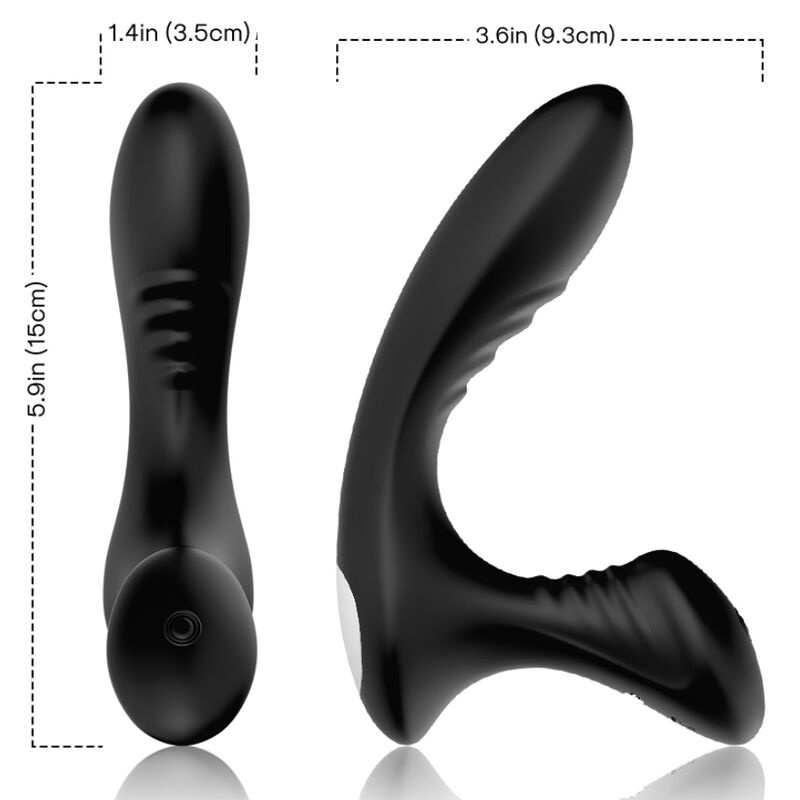 Vibratorul si plug anal pentru prostata cu telecomanda ARMONY - STORM - 2 | YEO