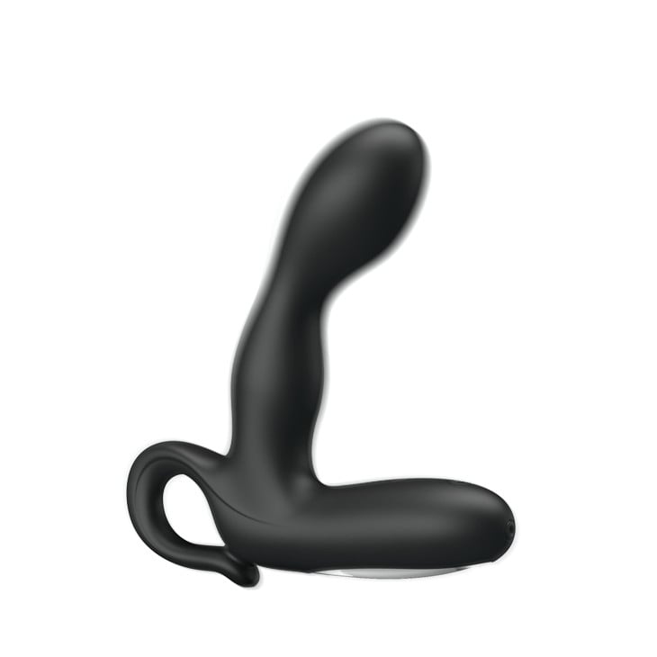 Vibro-stimulator pentru prostata si perineu Pretty Love Barrack Black 14.2cm - 1 | YEO