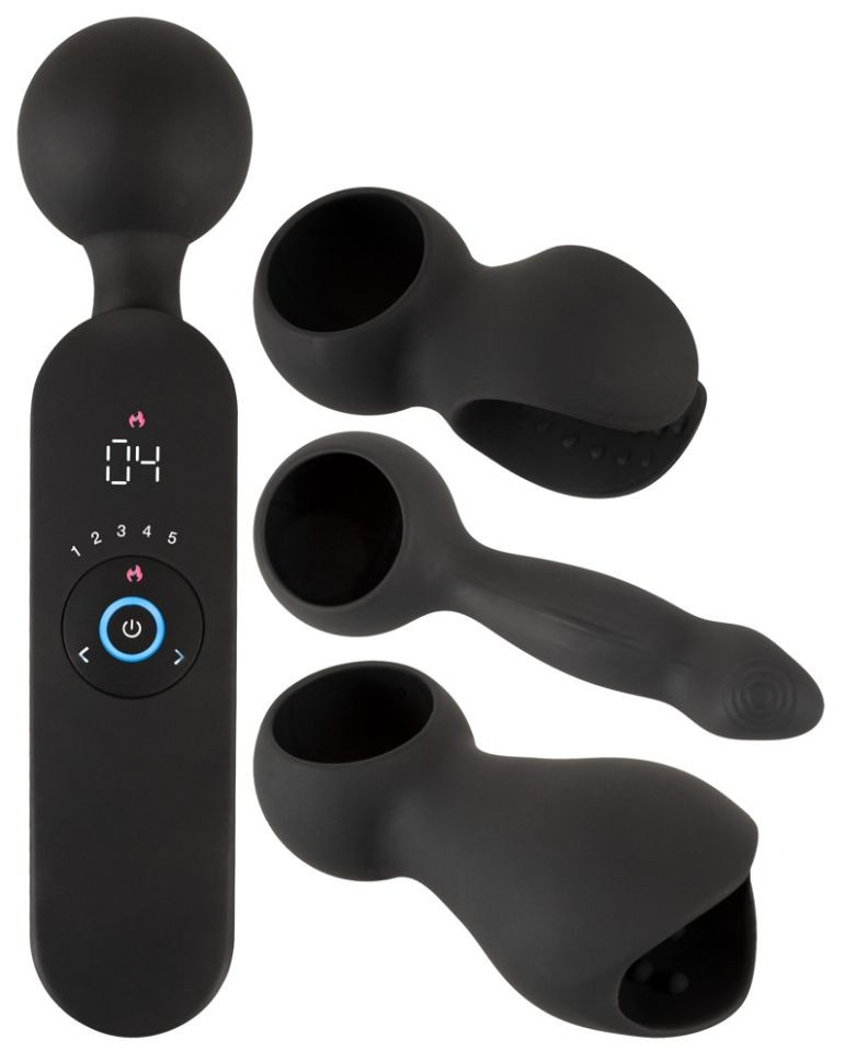 Aparat masaj Wand Vibrator with 3 Attachments - 1 | YEO