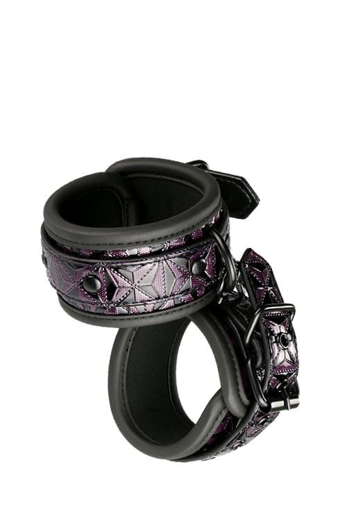 Catuse elegante complet reglabile BLAZE HANDCUFF PURPLE