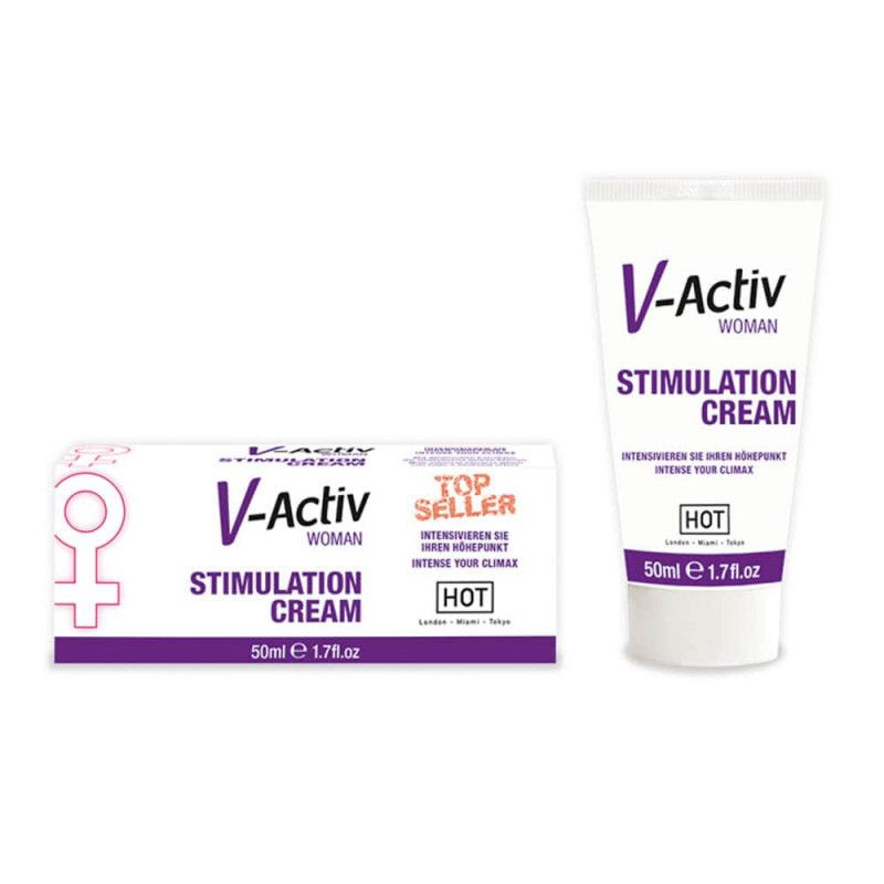 Crema stimulatoare HOT V-Activ stimulati in SexShop KUR Romania