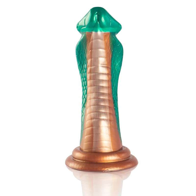 Dildo bizar din silicon EPIC - PYTHON DILDO COBRA GREEN - 1 | YEO