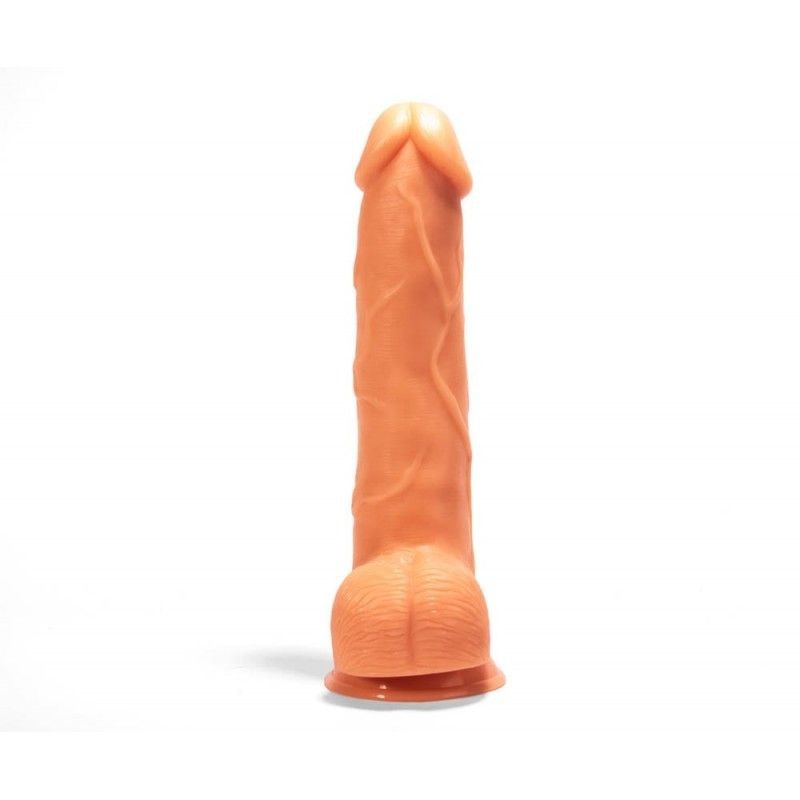 Dildo de mari dimensiuni cu ventuza X-MEN Devine’s Cock Flesh 33cm x 6cm - 2 | YEO