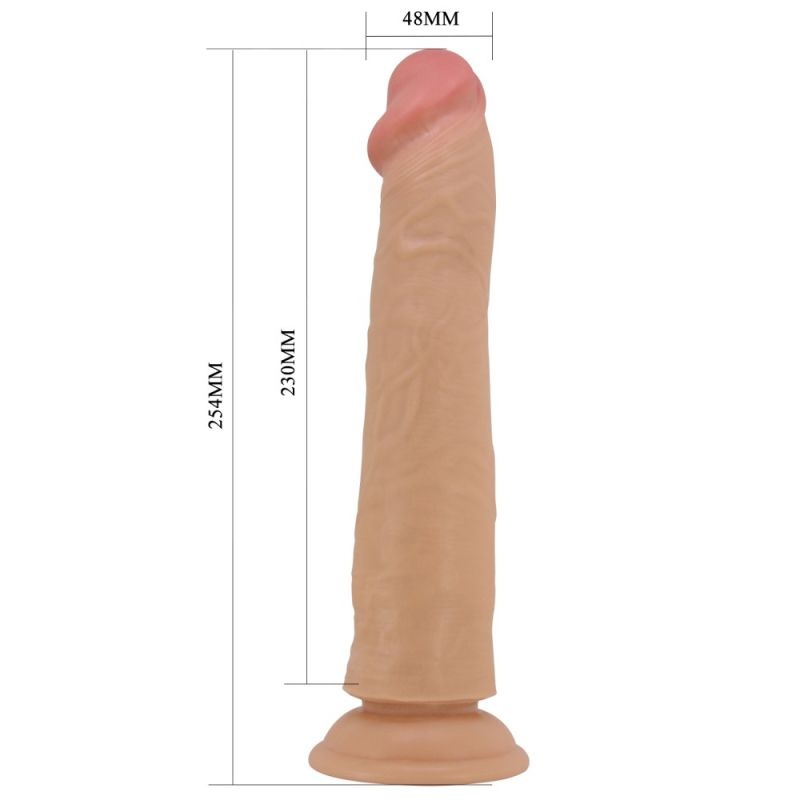 Dildo Mare Pretty Love Sharife Flesh 25cm - 2 | YEO