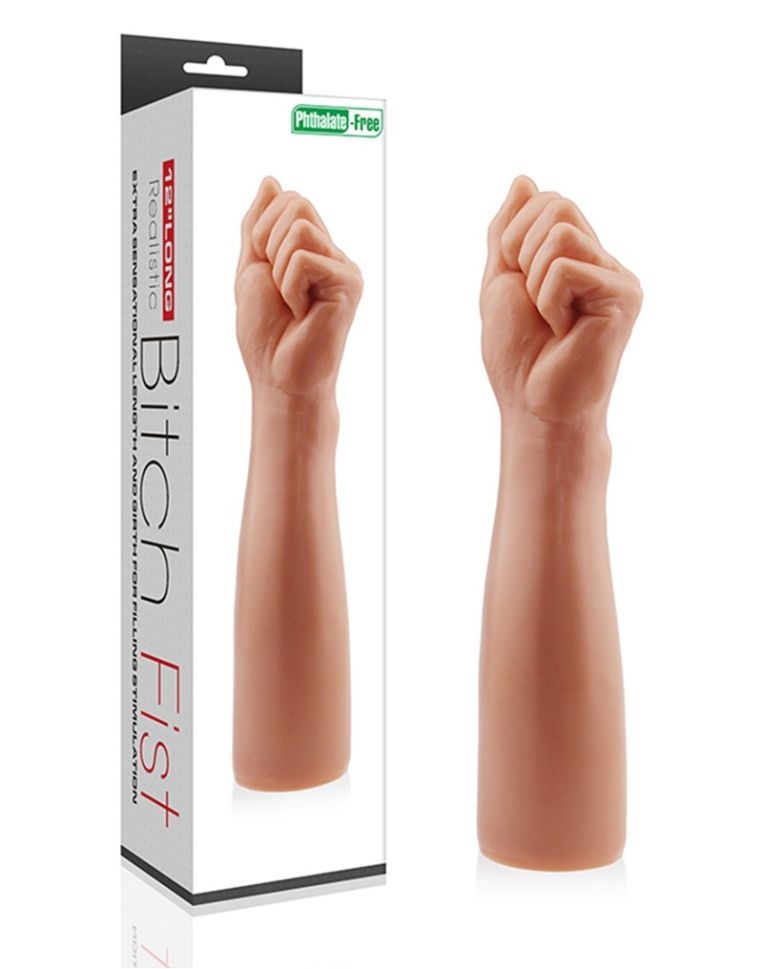 Dildo realist sub forma de mana pentru jocuri de fisting King size Realistic Bitch Fist