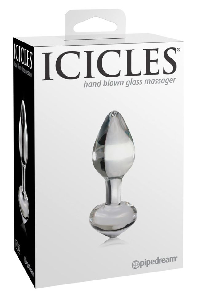 Glass plug ICICLES No. 44 (8 cm)