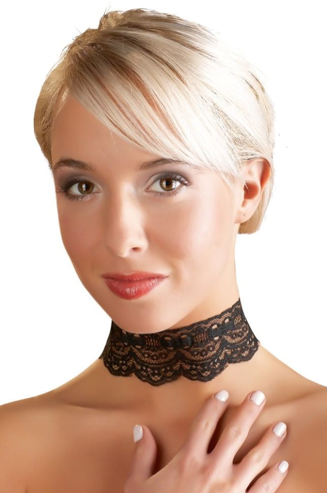 Lace Choker, Orion, black - S/L in SexShop KUR Romania