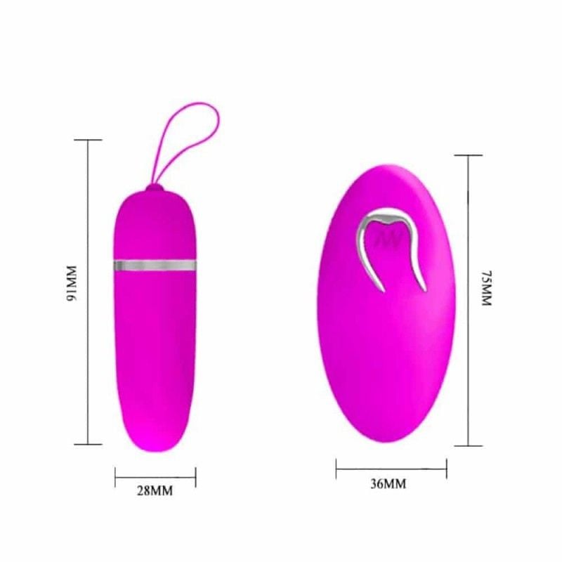 Ou vibrator cu telecomanda Pretty Love Debby - 1 | YEO