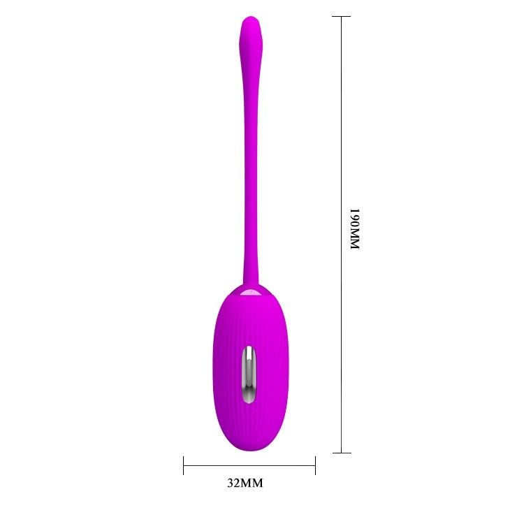 Ou vibrator cu vibratii si stimulare electrica PRETTY LOVE - SHOCK FUN, PURPLE