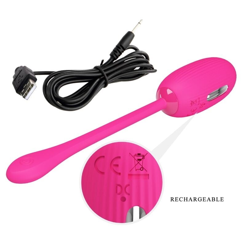 Ou vibrator inteligent Pretty Love - Doreen 12 moduri de vibrație și 3 moduri de șoc electric - 3 | YEO