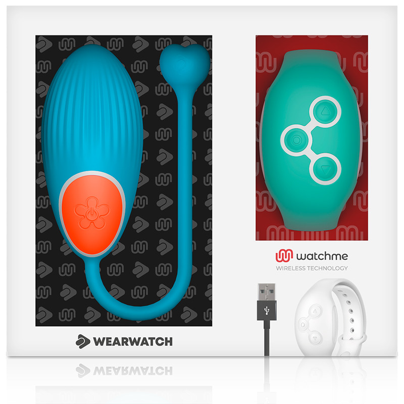 Ou vibrator Inteligent Wearwatch - Watchme technology remote control egg blue / aquamarine - 2 | YEO