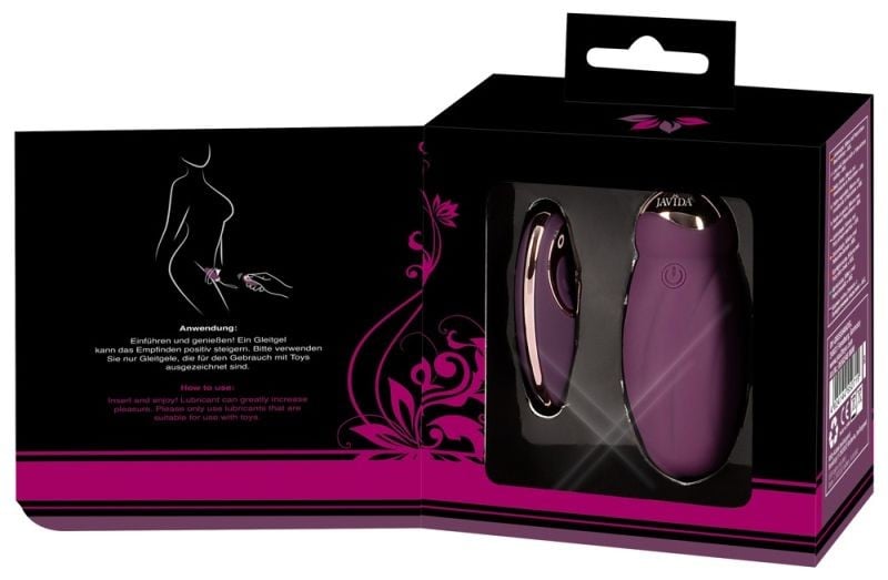 Ou vibrator rotativ cu telecomanda Javida Rotating Love Ball - 1 | YEO