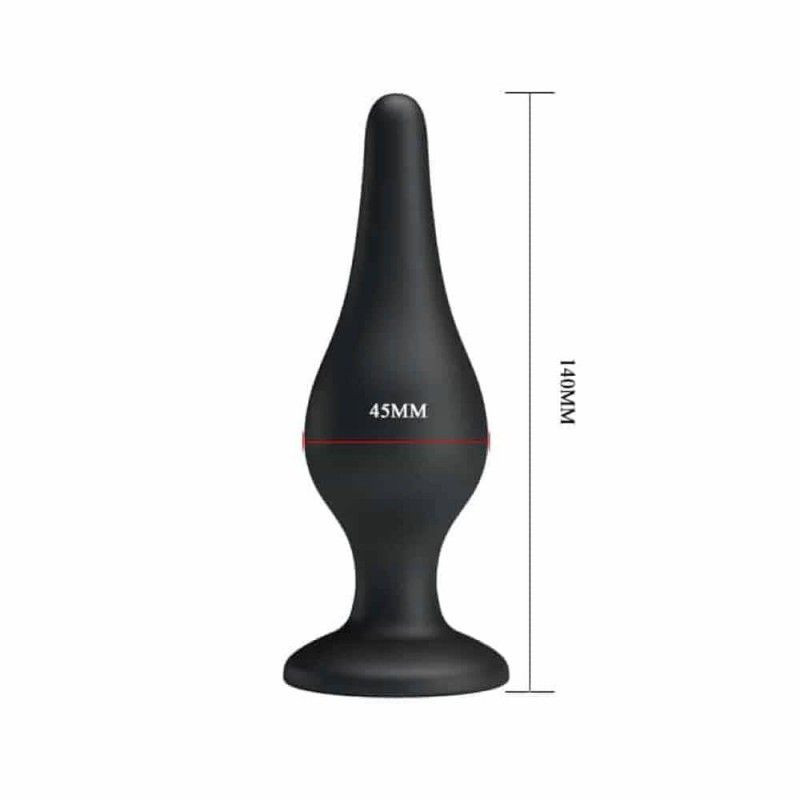 Plug anal din silicon Pretty Love Sensitive plug 14cm