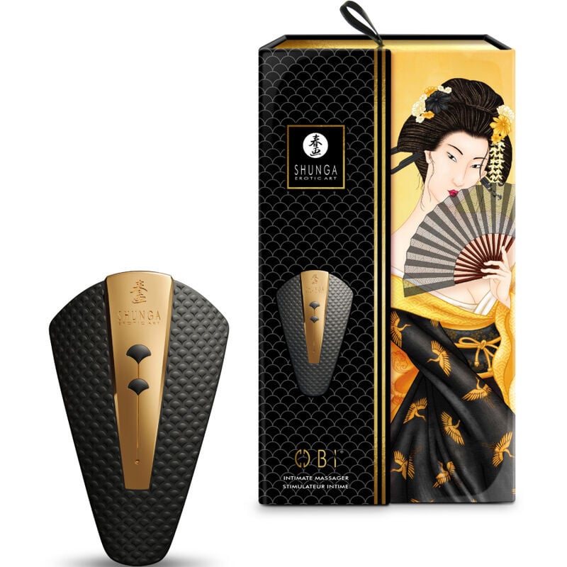 Stimulator clitoris de lux SHUNGA - OBI INTIMATE Negru - 3 | YEO