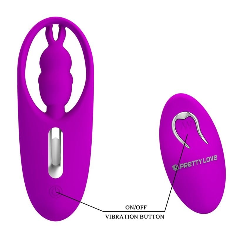 Vibrator clitoridian cu 12 moduri de vibratie PRETTY LOVE – WILD RABBIT (10.8cm) - 2 | YEO