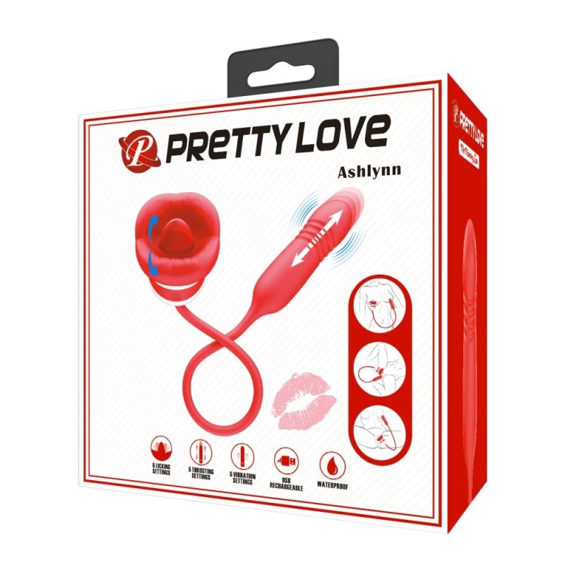 Vibrator Cu 2 Capete Pretty Love Ashlynn – Stimulare Dublă & Plăcere Intensă