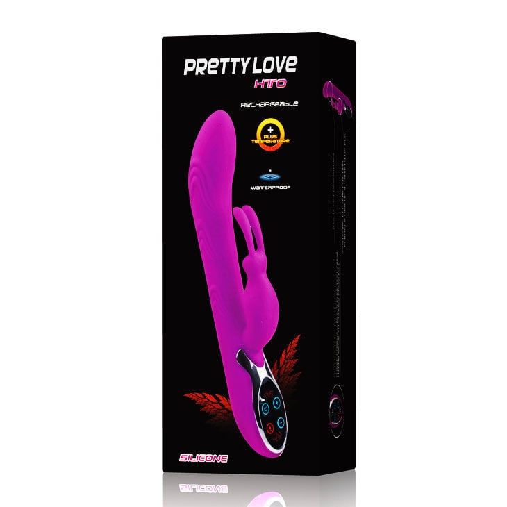 Vibrator cu incalzire PRETTY LOVE - HOT (23.5cm)