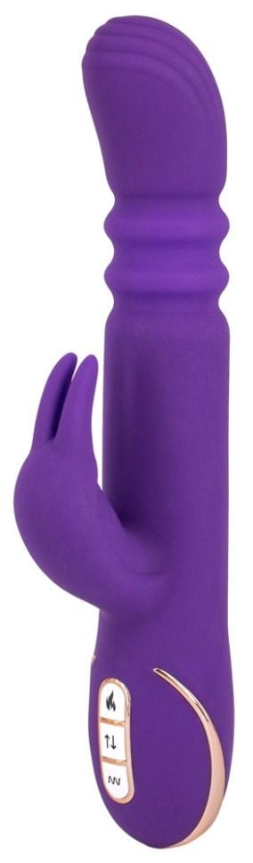 Vibrator cu Incalzire si Miscare Impingere -Rabbit Ablaze 7 moduri de vibratie