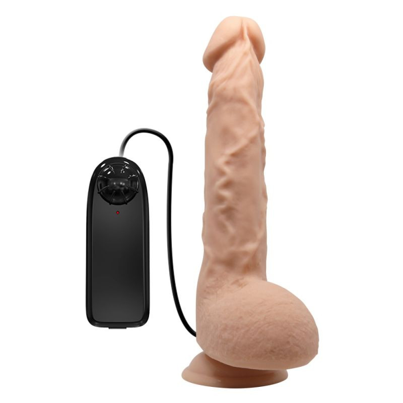 Vibrator cu ventuza si telecomanda Beautiful Jason 9,8 