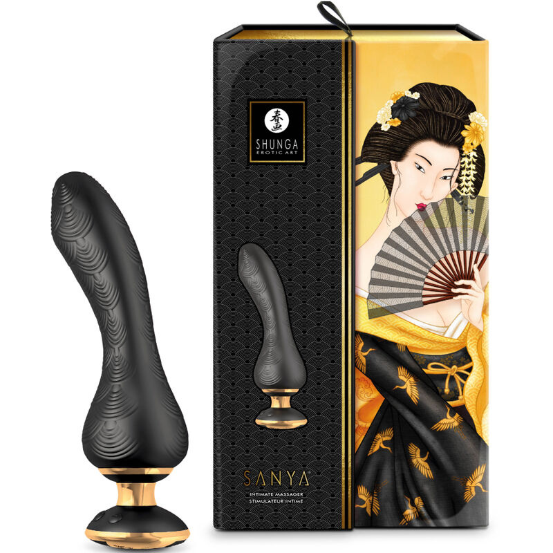 Vibrator de lux SHUNGA - SANYA INTIMATE Negru