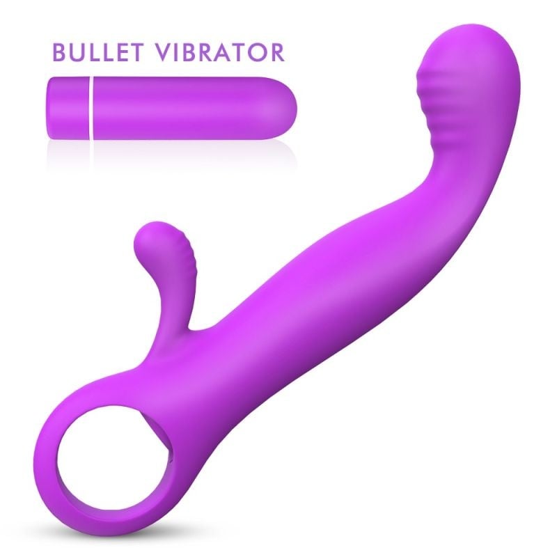 Vibrator din silicon Precious, 9 Moduri Vibratii, Silicon, USB