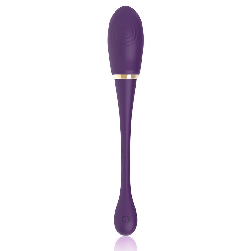 Vibrator dublu pentru cupluri cu telecomanda Treasure Merlin - 2 | YEO