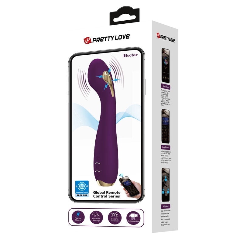 Vibrator inteligent Pretty Love Hector Electroshock Vibrator