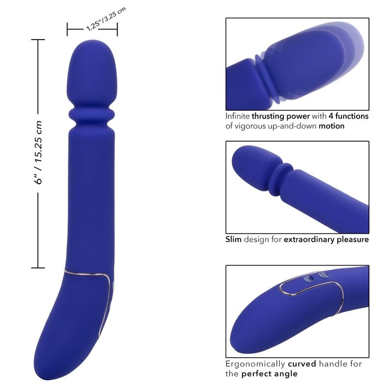 Vibrator miscare sus jos CALEXOTICS Slim Thumper - 1 | YEO