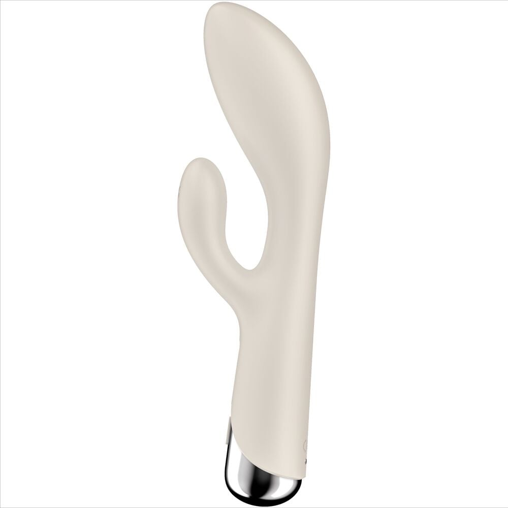 Vibrator rotativ cu stimulare punct G si clitoris Satisfyer Spinning Rabbit 1 Beige - 3 | YEO