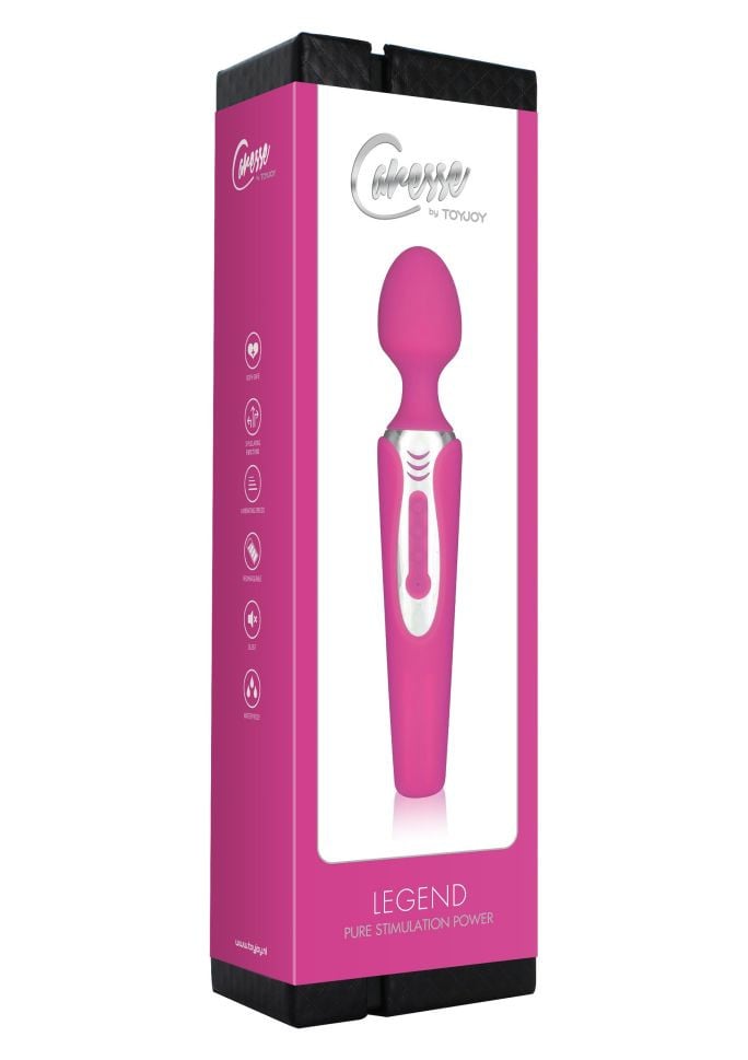 Aparat masaj vibrator wand Legend Massager, pink (21cm)