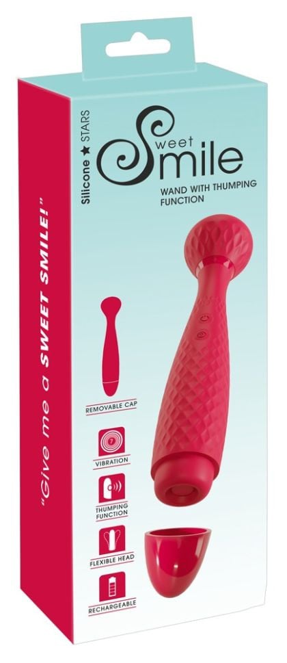 Aparat masaj vibrator Wand with Thumping Function (22,7 cm)