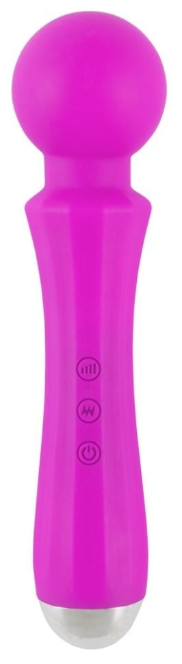 Bagheta de masaj cu 3 viteze, Rechargeable Wand vibrator (20.2cm) - 3 | YEO