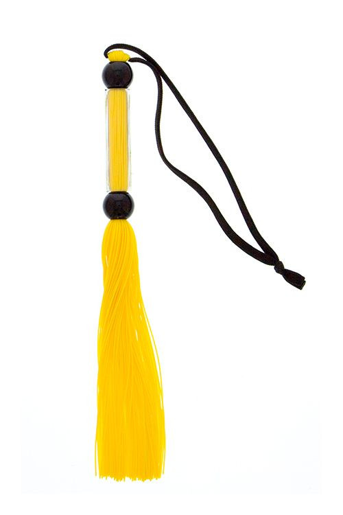 BICI GP SILICONE FLOGGER WHIP YELLOW