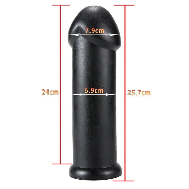 Butt Plug Gigant Black (25.7cm x 7.9cm) - 2 | YEO