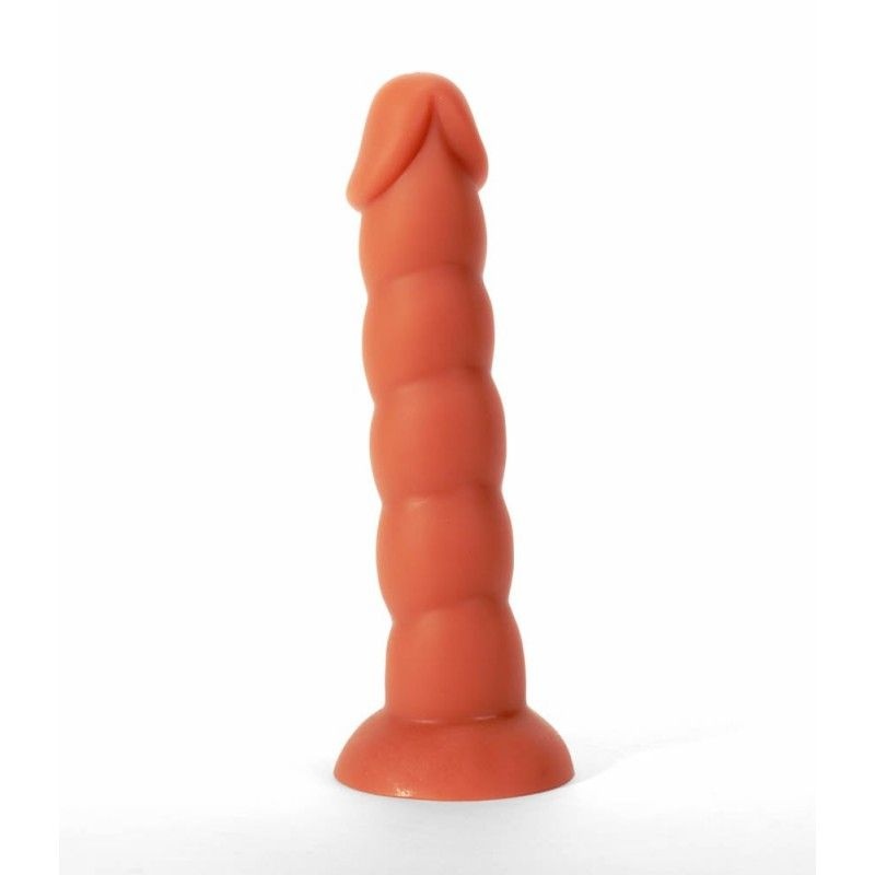 Dildo din silicon cu cap realist Silicon Colours Pleasure Flesh (21.6cm) - 1 | YEO