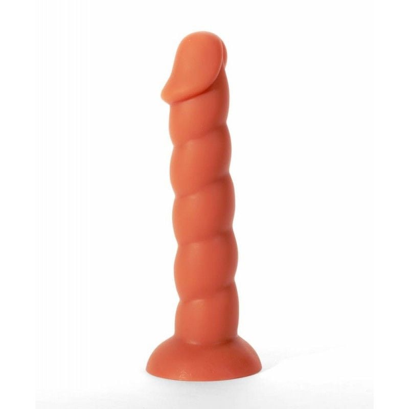 Dildo din silicon cu cap realist Silicon Colours Pleasure Flesh (21.6cm)