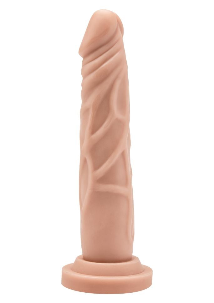 Dildo realist de marime normala si cu ventuza pentru fixare 16cm Flesh