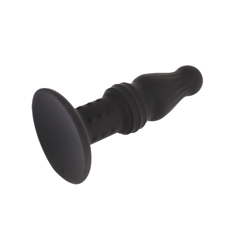 Dop anal cu design unic, relaxant cu suprafata stimulatoare 5\'\' Anal Control Plug - 1 | YEO