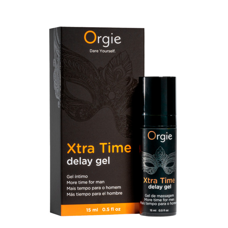 Gel erectie Xtra Time Delay Gel, 15ml - erectii indelungate