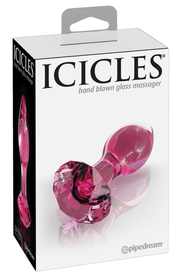 Glass anal plug ICICLES No. 78-79 in SexShop KUR Romania