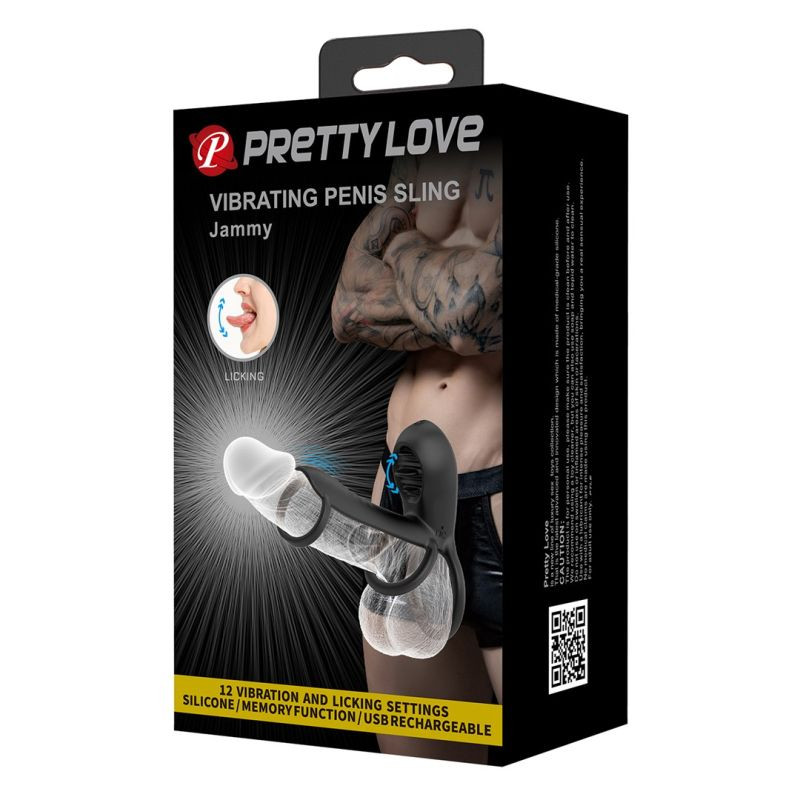 Inel penis cu vibratii PRETTY LOVE VIBRATING PENIS RING