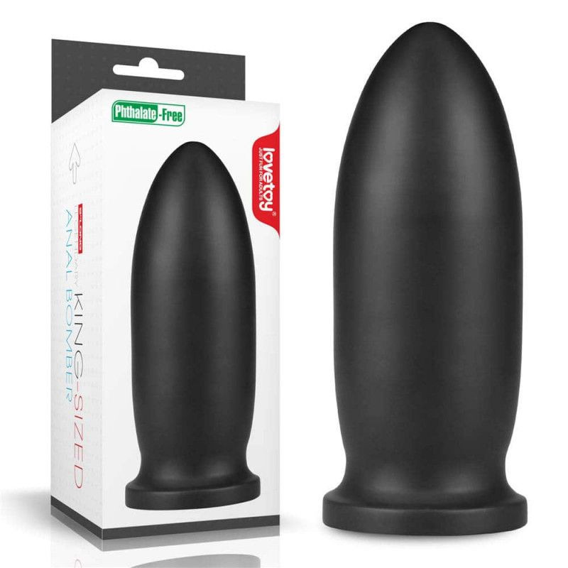 King Sized Anal Bomber Black 22.5cm x 8.3cm