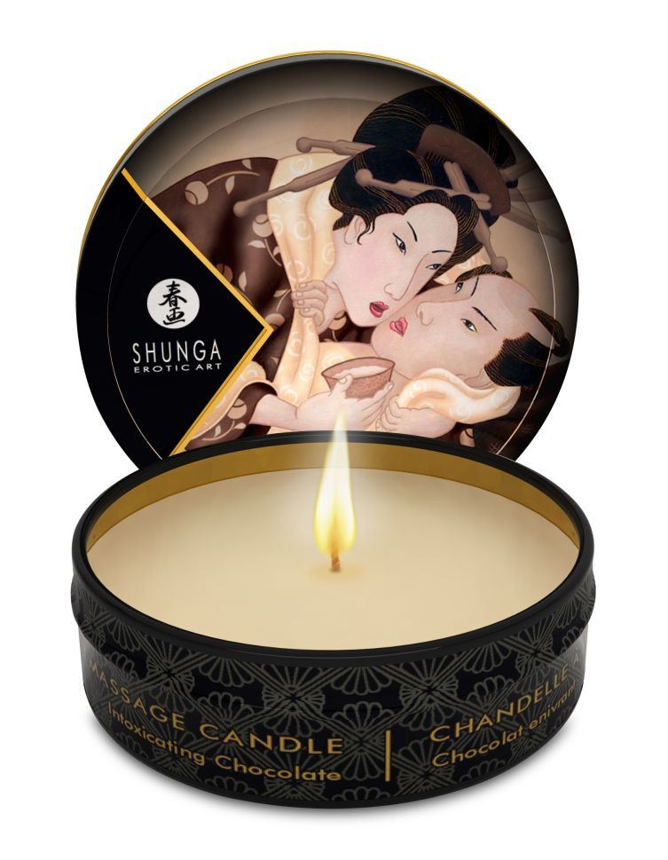 Lumanare pentru masaj erotic MASSAGE CANDLE CHOCOLATE 30 ML