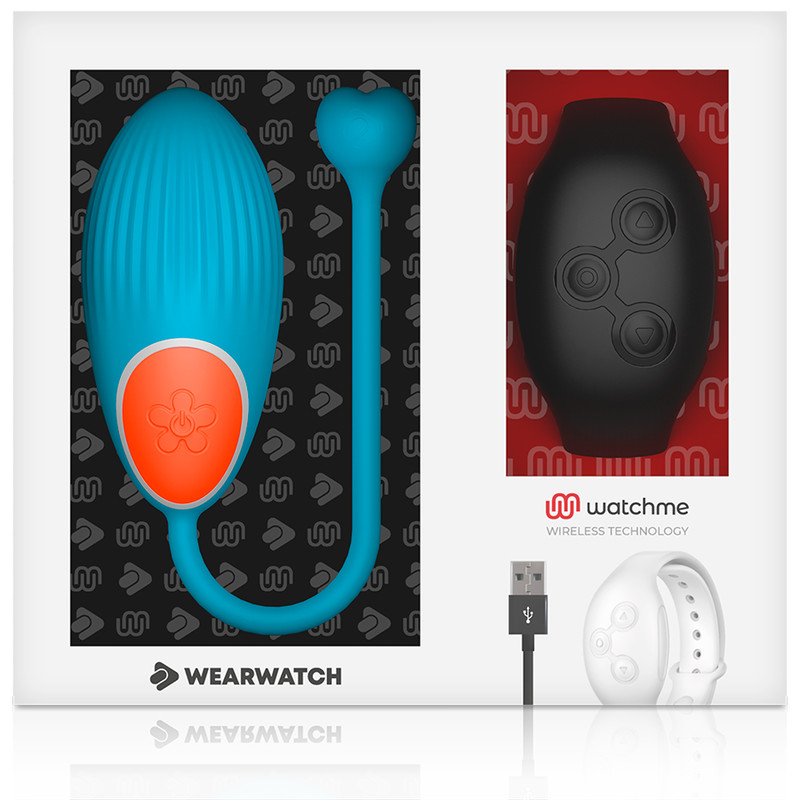 Ou vibrator Inteligent Wearwatch - Watchme Technology Remote Control Egg Blue / Jet