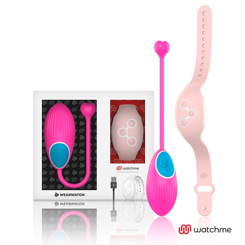 Ou vibrator Inteligent Wearwatch - Watchme Technology Remote Control Egg Fuchsia / Pink