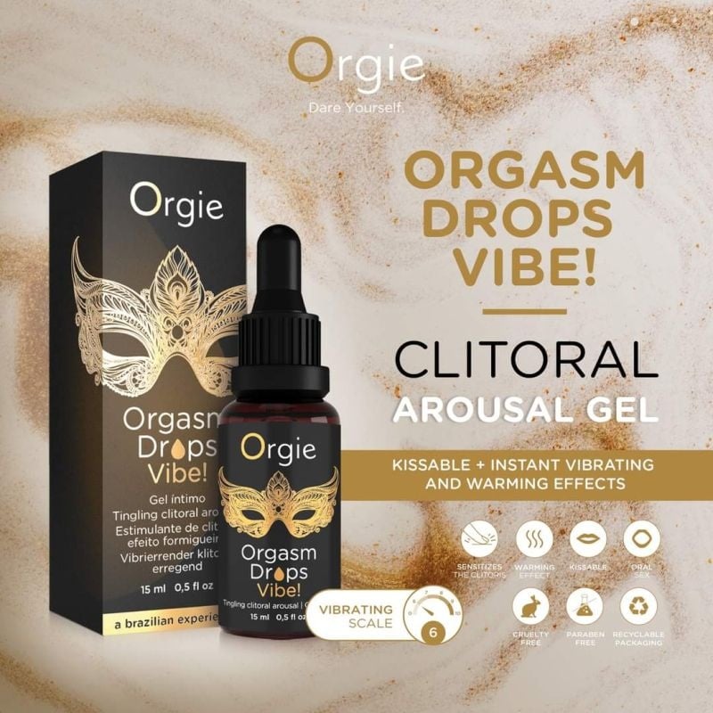 Picaturi de clitoris Orgasm Drops Vibe! 15ml - 2 | YEO