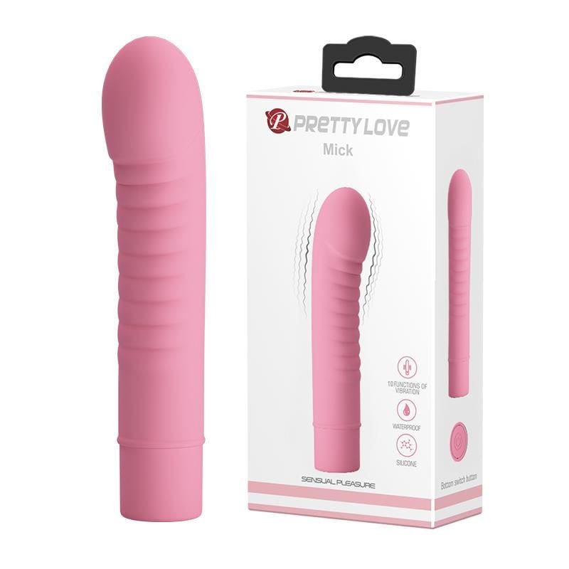 Pretty Love Mick Vibrator Light Pink 13cm