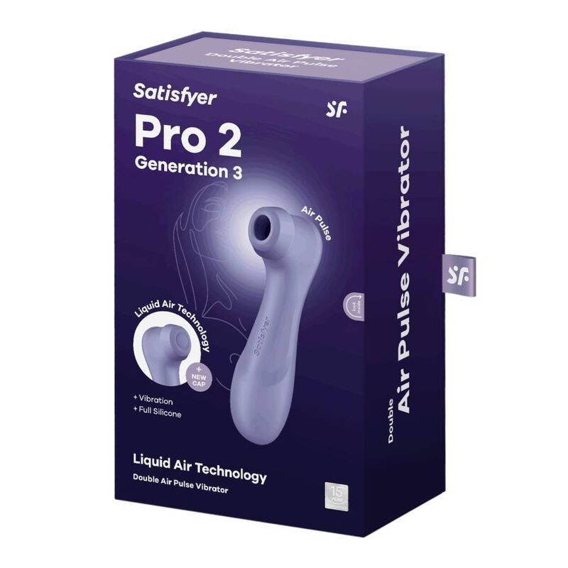 Stimulator clitoris Satisfyer Pro 2 Generation 3 with Liquid Air lilac