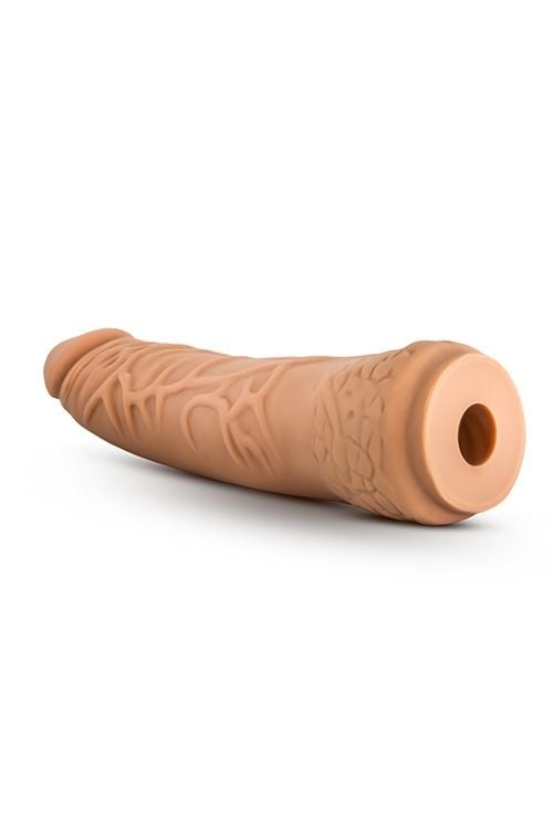 THE REALM DRAKEN LOCK ON DILDO MOCHA 18.75cm - 1 | YEO