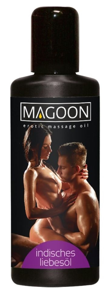 Ulei pentru masaj erotic cu efect afrodisiac si un parfum mistic stimulant Magoon® Indian Love Oil 200ml